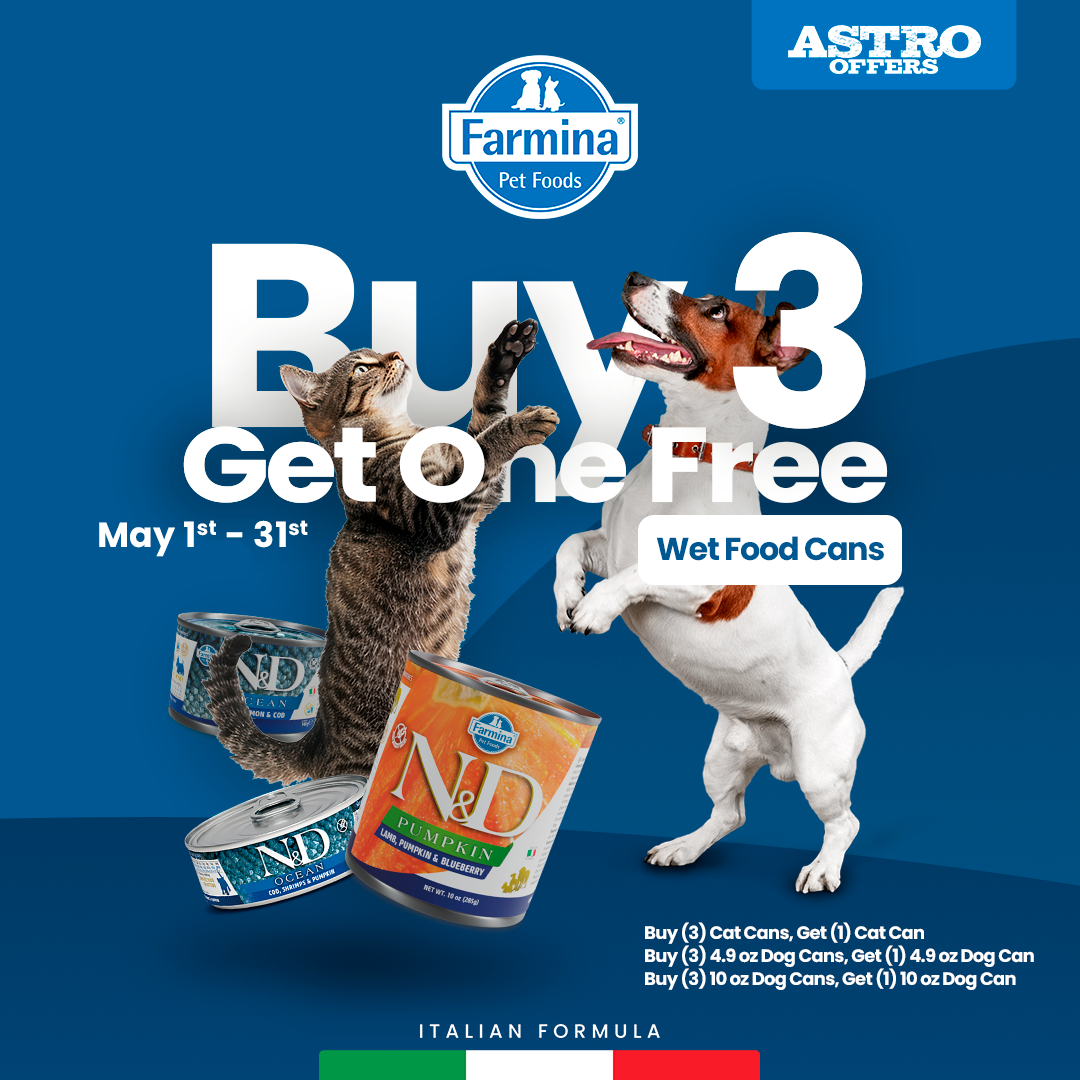 Farmina | Buy 3, Get 1 FREE on N&D Wet Food Cans