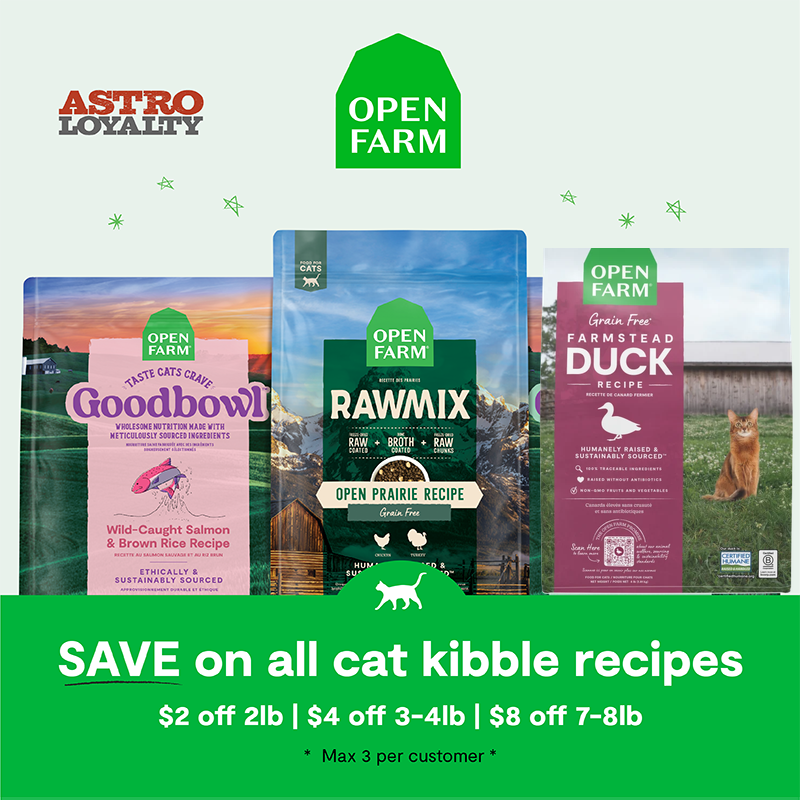 Try our nutrient-dense and protein-rich cat food! Humanely raised meats, sustainably sourced ingredients, and 100% traceable.