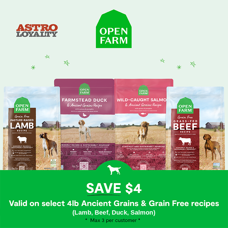 Treat your dog to our novel protein recipes, chicken-free! Humanely raised meats, sustainably sourced ingredients, and 100% traceable.