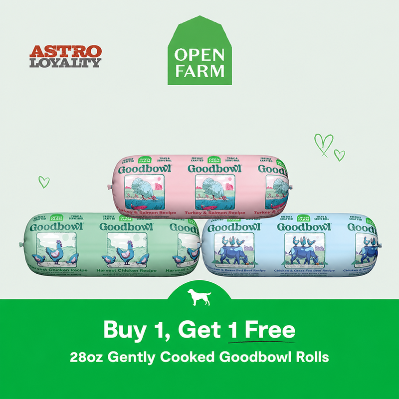 Treat your dog to fresh, human-grade food as a meal or topper with our convenient gently cooked rolls!