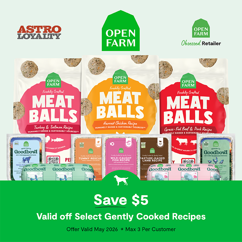 Add fresh food to your dog's bowl with our gently cooked featuring 100% traceable human-grade ingredients, 3rd party certified proteins, and non-GMO fruits & veggies!