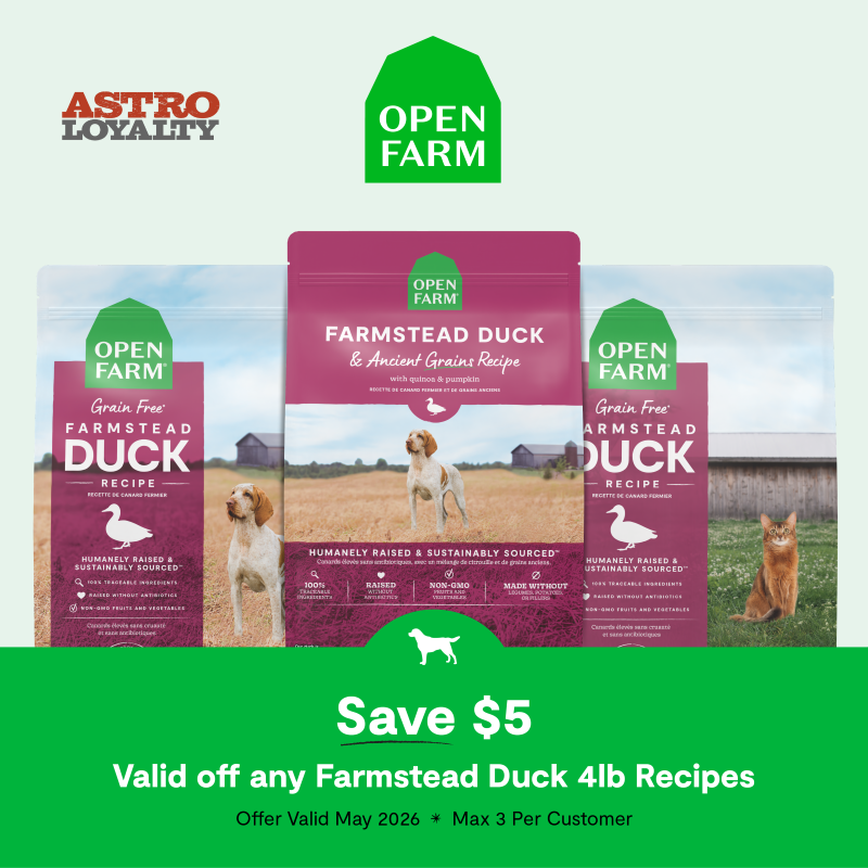 Our newest recipe featuring Certified Humane Duck! Pets can benefit from rotational feeding, try out this novel protein favorite!