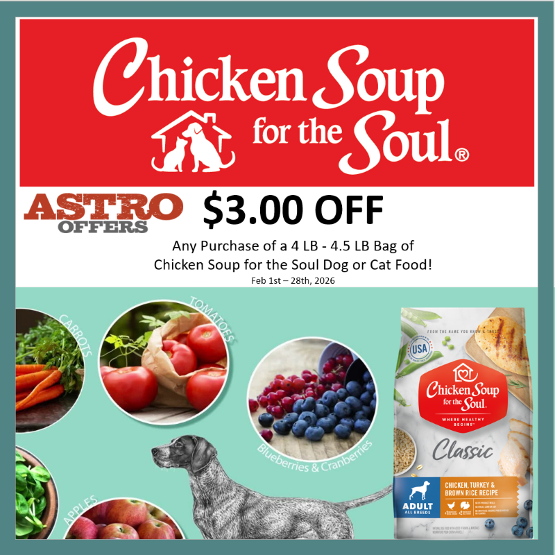 Chicken Soup for the Soul | $3.00 OFF Small Bags 