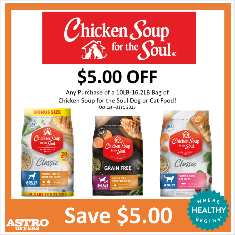 Chicken Soup for the Soul | $5.00 OFF Medium Bags 