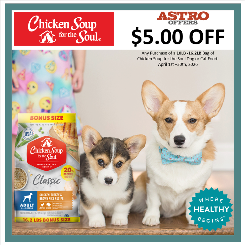 Chicken Soup for the Soul | $5.00 OFF Medium Bags 