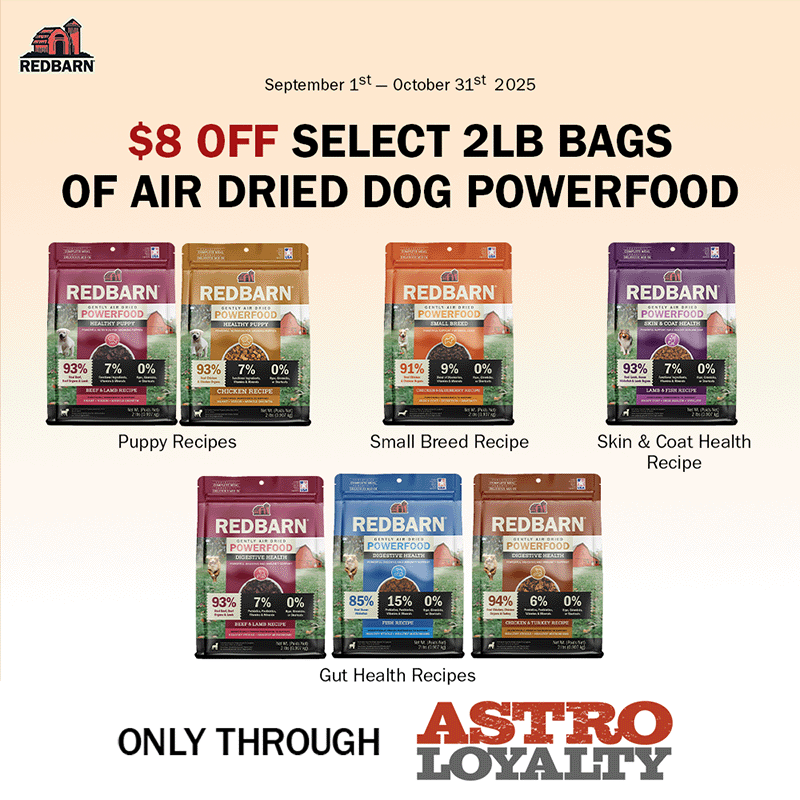 Redbarn | $8.00 OFF Select 2lb Air Dried Dog Food