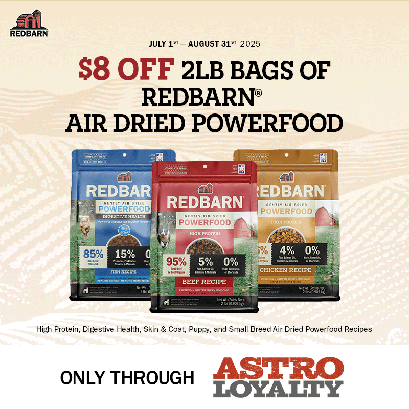 Redbarn | $8.00 OFF 2lb Air Dried Dog Food