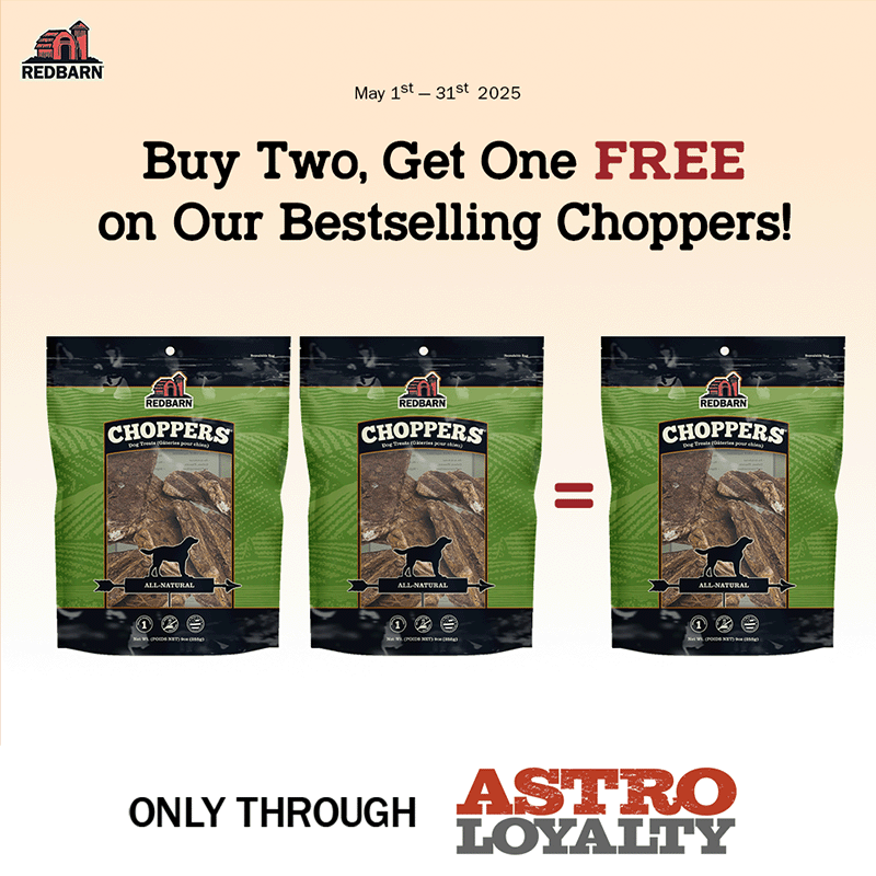 Redbarn | Buy 2, Get 1 FREE on Choppers