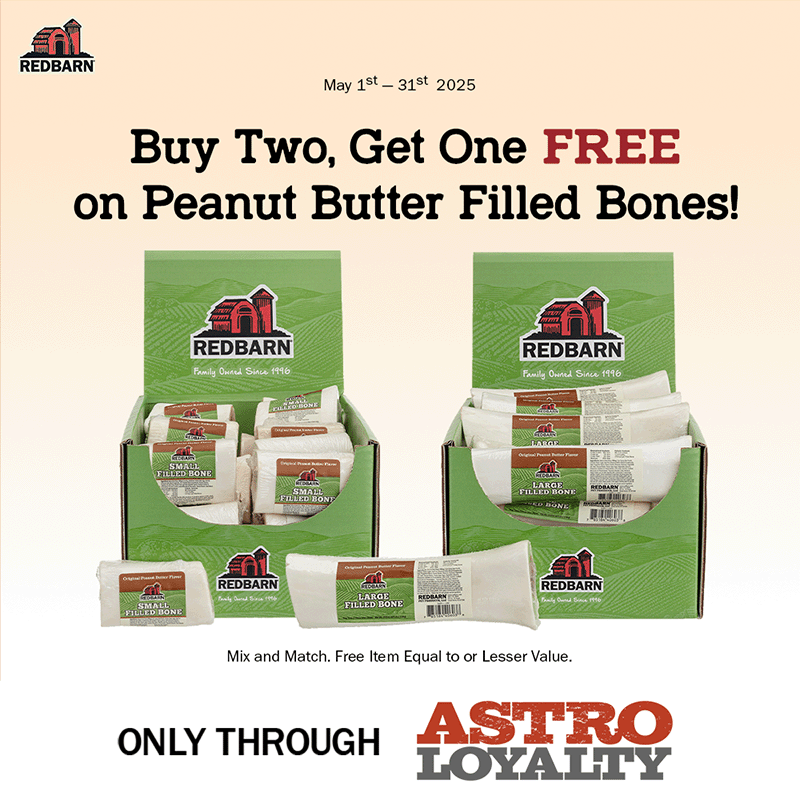 Redbarn | Buy 2, Get 1 FREE on Peanut Butter Bones
