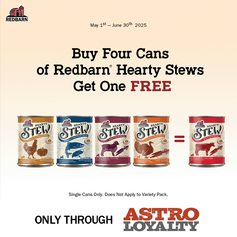 Redbarn | Buy 4, Get 1 FREE on Hearty Stew Cans