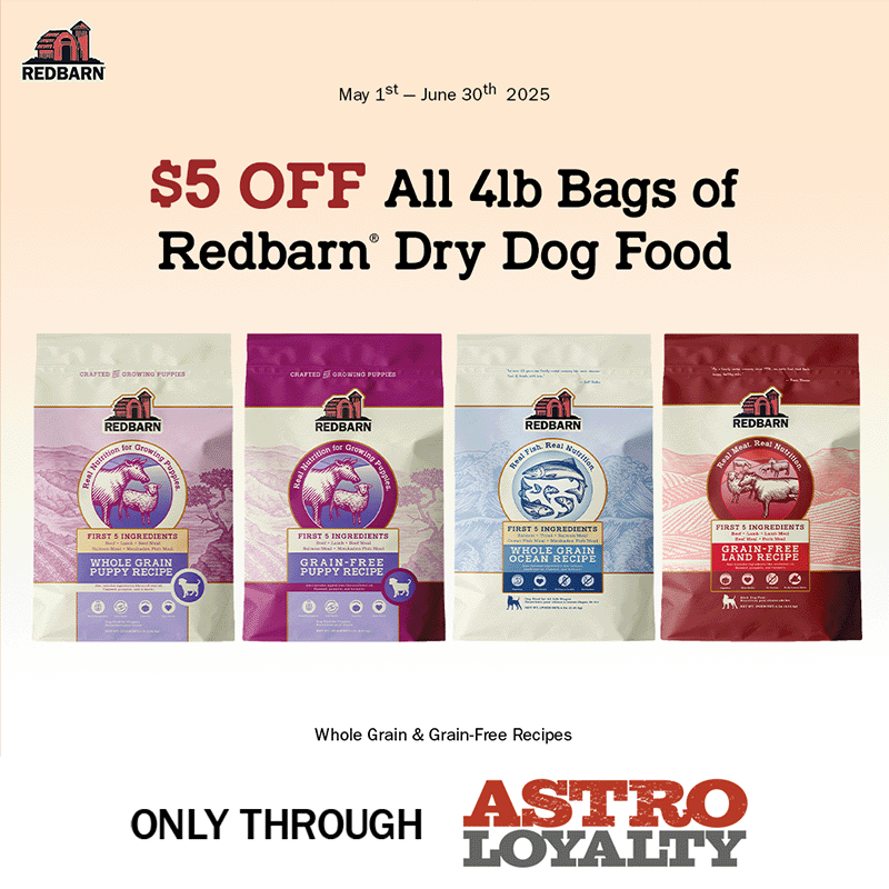 Redbarn | $5.00 OFF Small Bags of Dry Dog Food