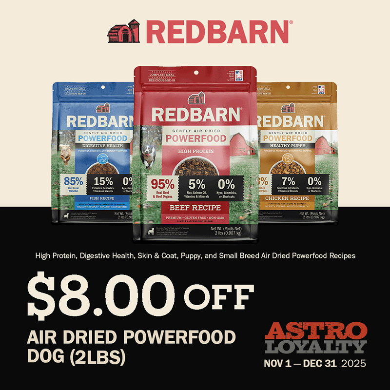 Made with 90% or more beef, chicken, or fish, our Air Dried Dog Food is guaranteed to satisfy your pup's carnivore cravings! Our slow cooking process not only creates a tantalizing taste and crunch.