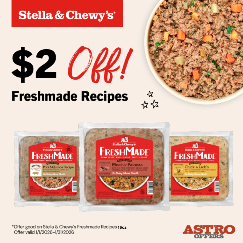 Stella & Chewy's | $2.00 OFF FreshMade Gently Cooked Food