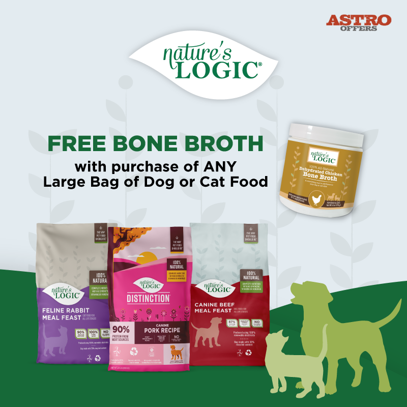 Nature's Logic | FREE Bone Broth with Purchase of Large Bag of Food!