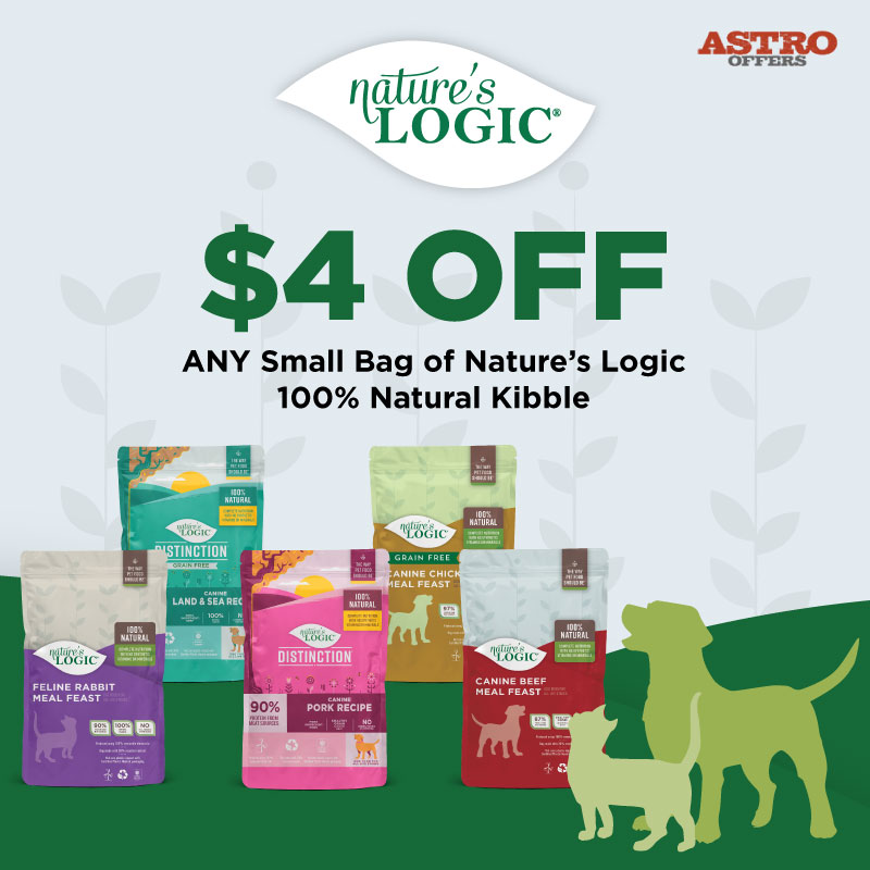 Nature's Logic | $4.00 OFF Small Bags 