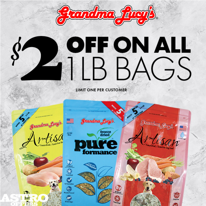 Grandma Lucy's | $2.00 OFF 1lb Bags