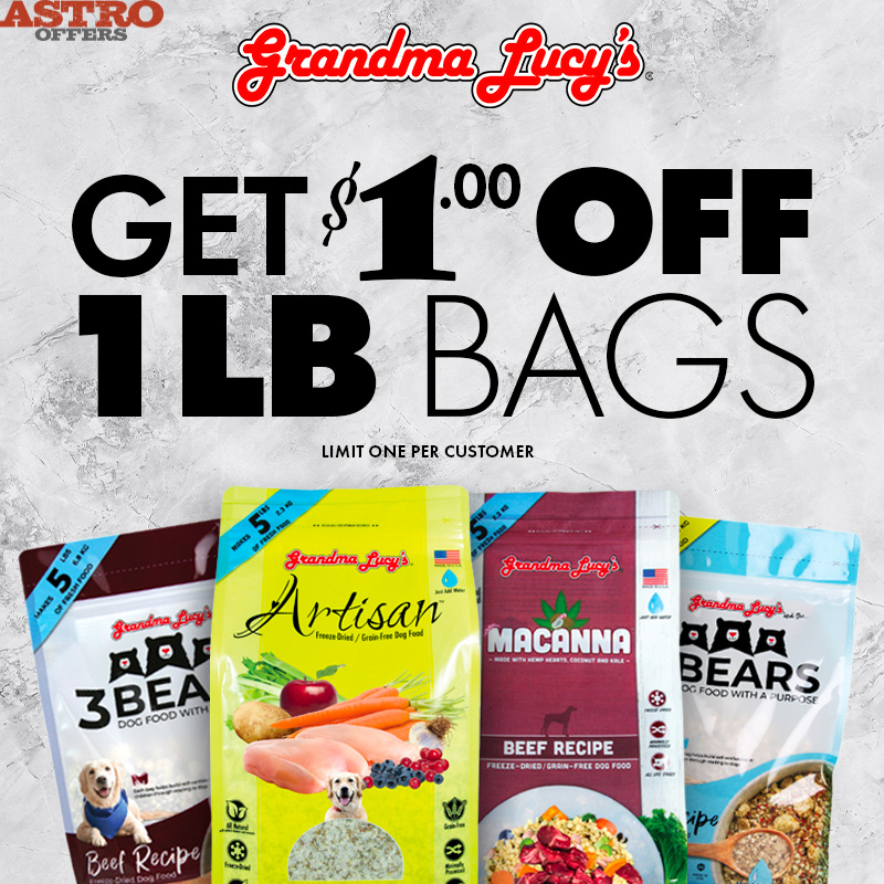 Grandma Lucy's | $1.00 OFF 1lb Bags