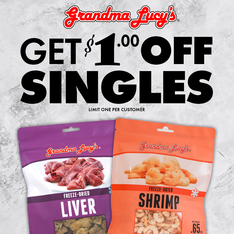 The perfect snack to satisfy their hunger! There are no corners cut when it comes to our freeze-dried Singles Treats. 