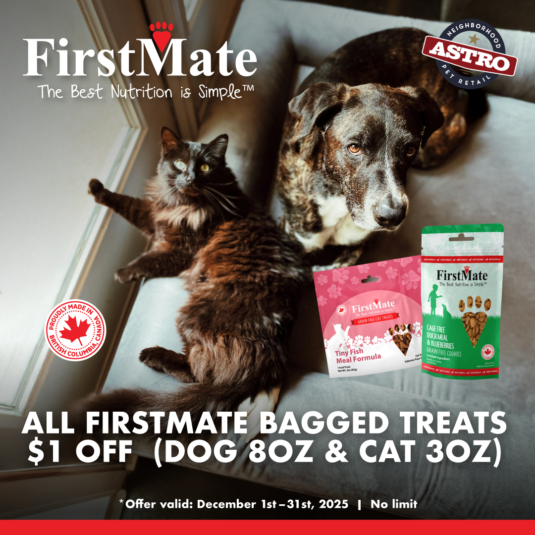 FirstMate | $1.00 OFF Treats!