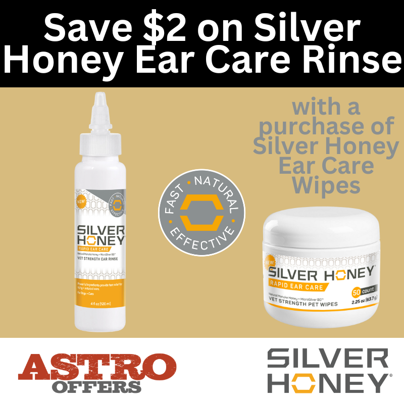 Absorbine | $2.00 OFF Silver Honey Ear Rinse with Purchase of Silver Honey Ear Wipes