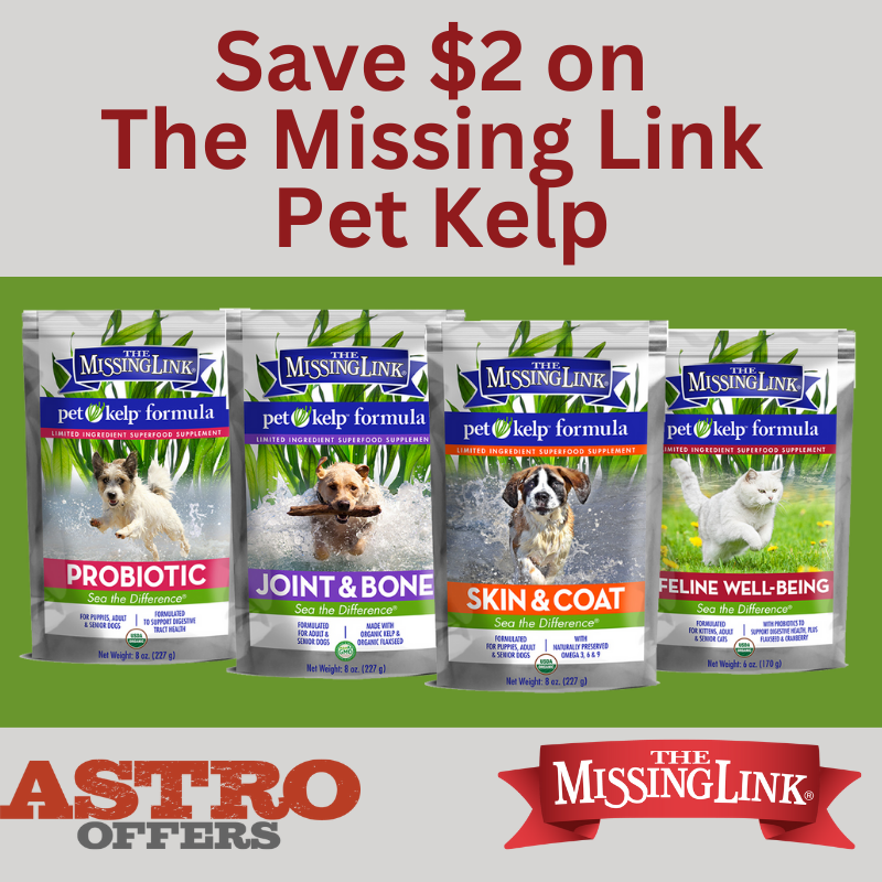 he Missing Link's newly enhanced formula delivers power, purity and performance in each scoop to help dogs live their best lives ever. 