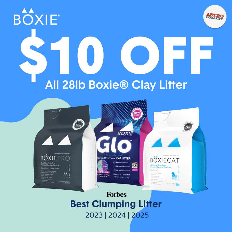 Boxiecat | $10.00 OFF 28lb Boxie Clay Litter