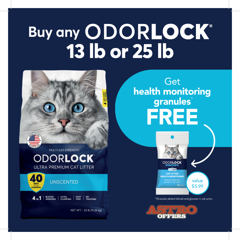 Odorlock Maxcare granules help you easily detect the presence of blood or glucose in your cat's urine. Early detection can save lives and Maxcare is here to help. 