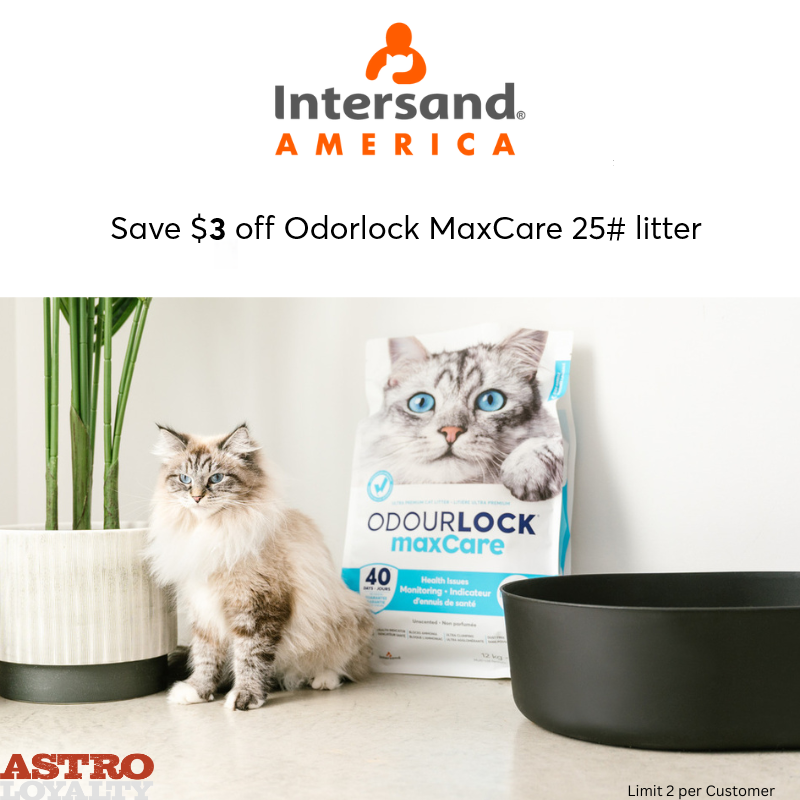 Odorlock MaxCare litter uses patented tech to spot blood or glucose in urine, giving you an easy way to monitor your cat's health and catch potential issues early.