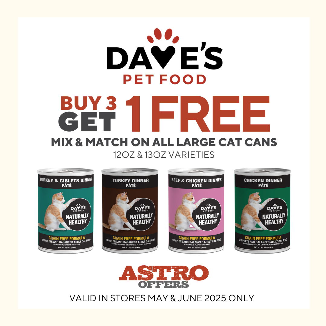 Dave's Pet Food | Buy 3, Get 1 FREE on Select Large Cat Cans