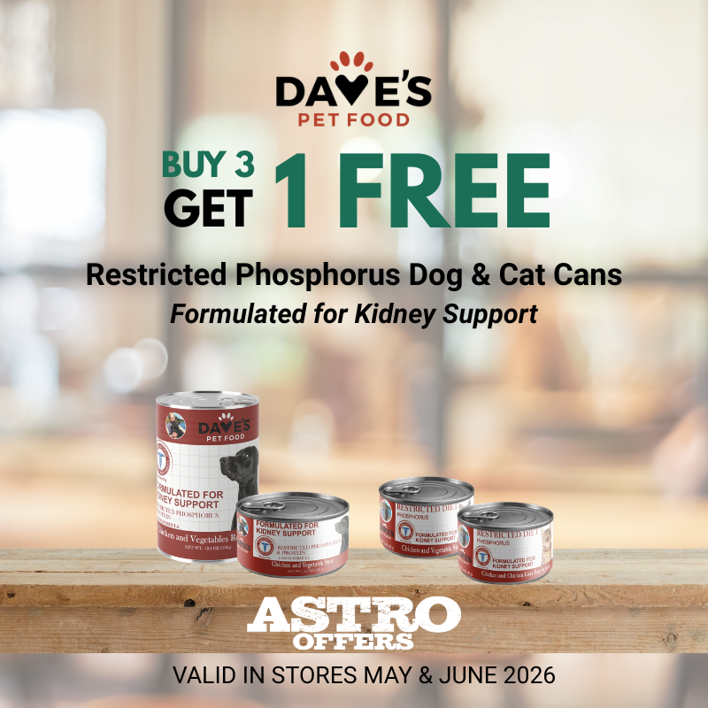 Dave's Restricted Phosphorus formulas are formulated by Board Certified Veterinarian Nutritionists and help protect your pets' kidney function without needing a prescription! 