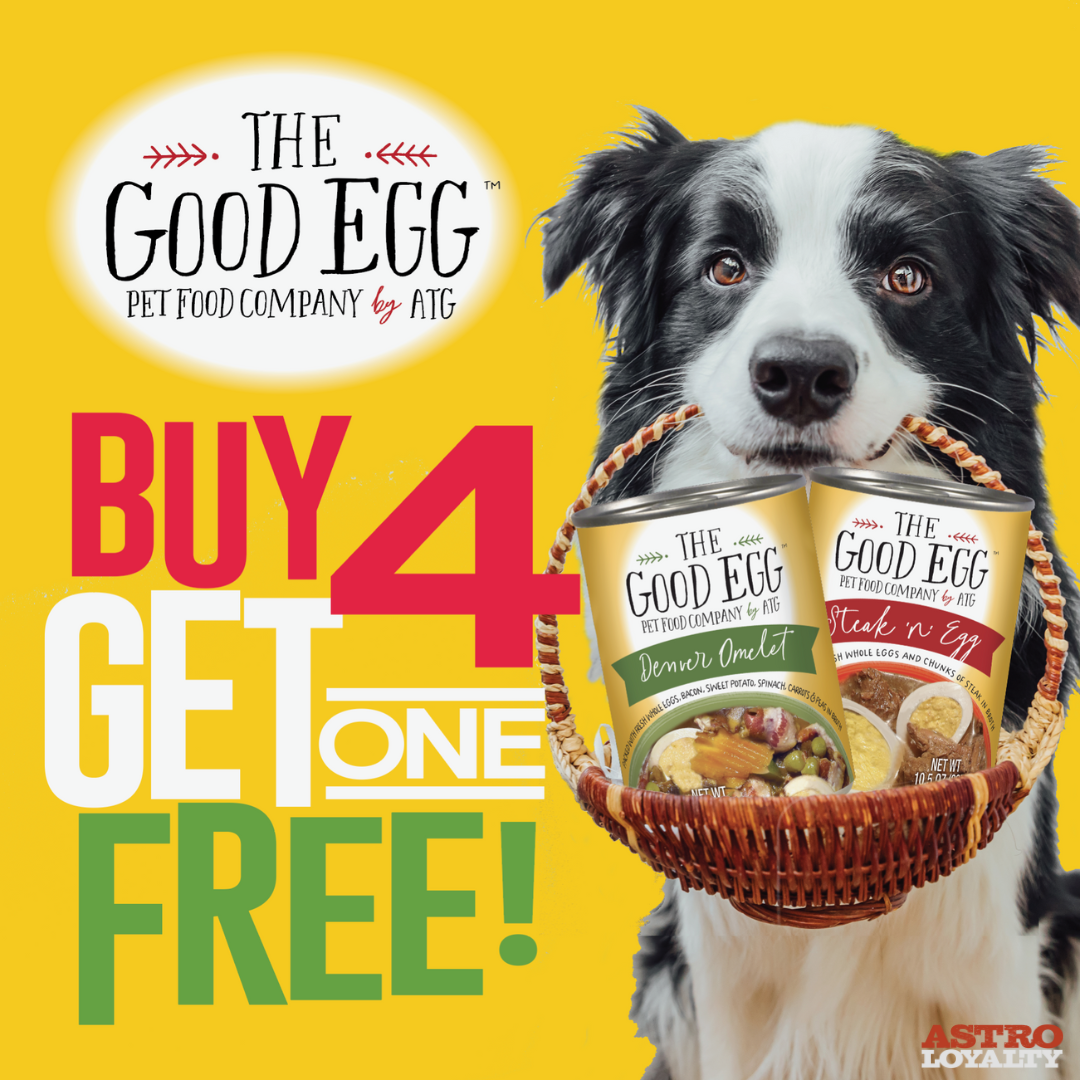 Meet The Good Egg! This new recipe features whole cooked eggs paired with hand-packed cuts of beef, bacon, and veggies like a homemade breakfast for your pup!