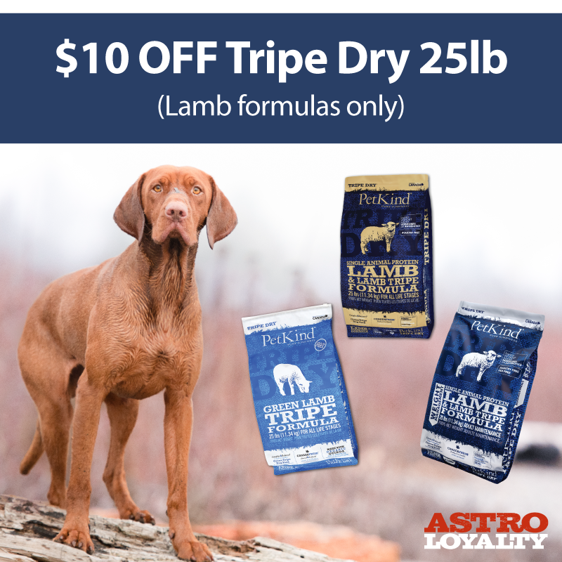 Tripe Dry is the first dry dog food to feature the superfood green tripe as the number one ingredient in all its formulas. There's no other dog food like it. Fresh meat & green tripe first