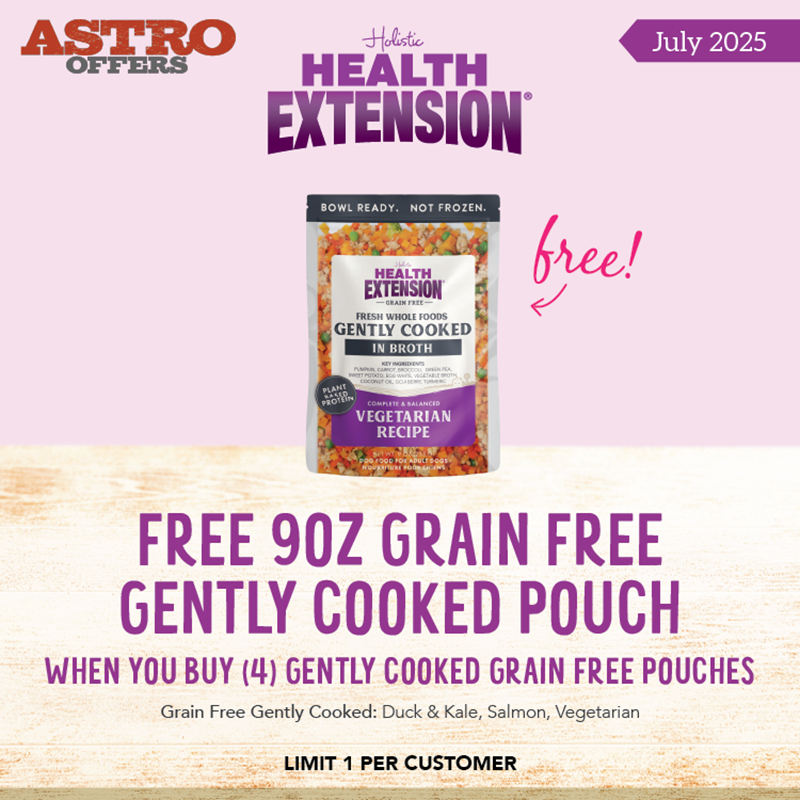 Health Extension | Buy 4, Get 1 FREE on Grain Free Gently Cooked 9oz Pouches