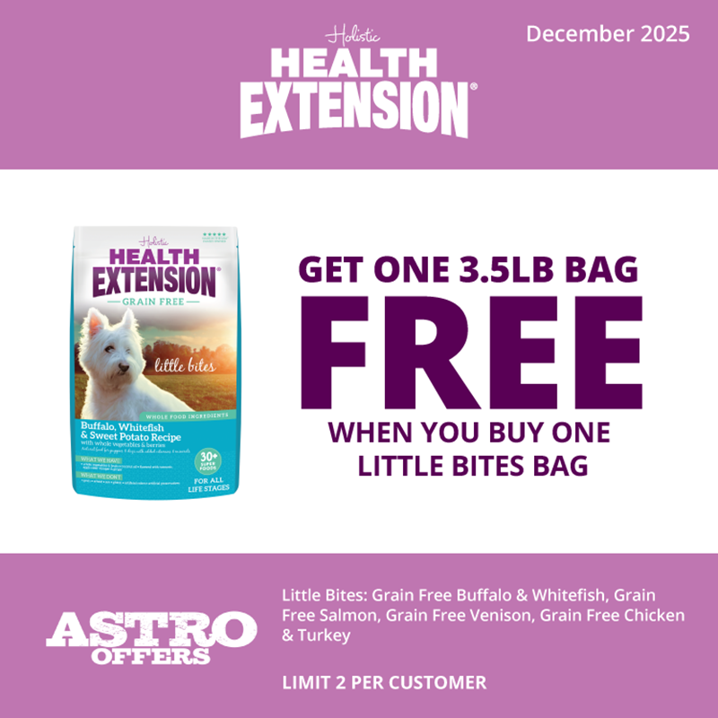 Health Extension | Buy 1, Get 1 FREE on 3.5lb Grain Free Little Bites