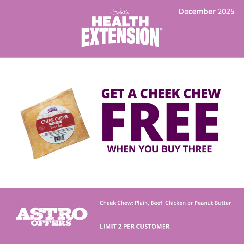 Health Extension | Buy 3, Get 1 FREE on Cheek Chews   