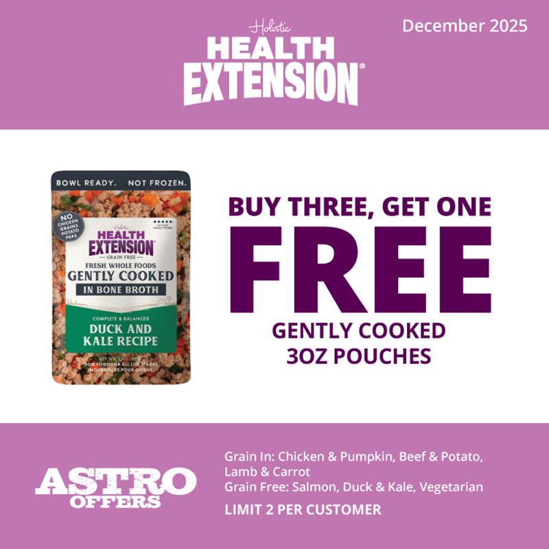 Health Extension | Buy 3, Get 1 FREE on 3oz Gently Cooked Pouches  