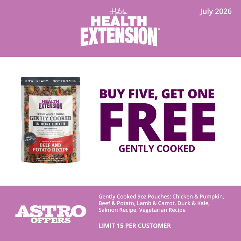 Ready to Serve Gently cooked in bone broth pouches are made with superfoods like pumpkin, goji berries, kelp, coconut oil, and turmeric for a healthy, happy life.