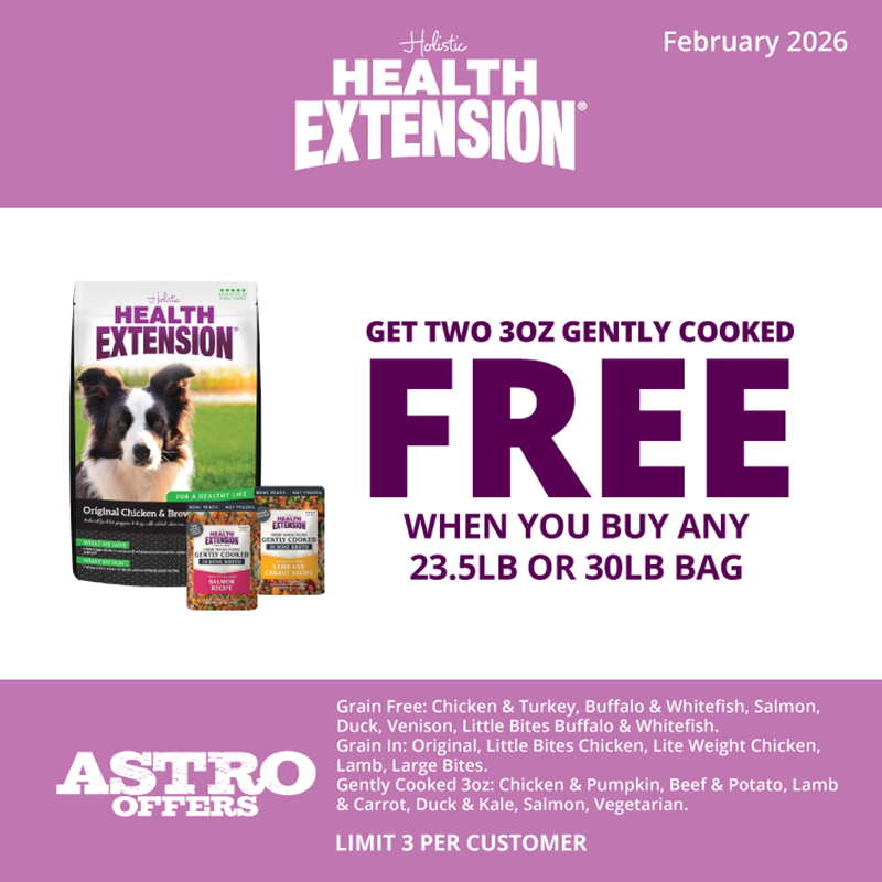 Health Extension | 2 FREE 3oz Gently Cooked Pouches with Qualifying Kibble Purchase