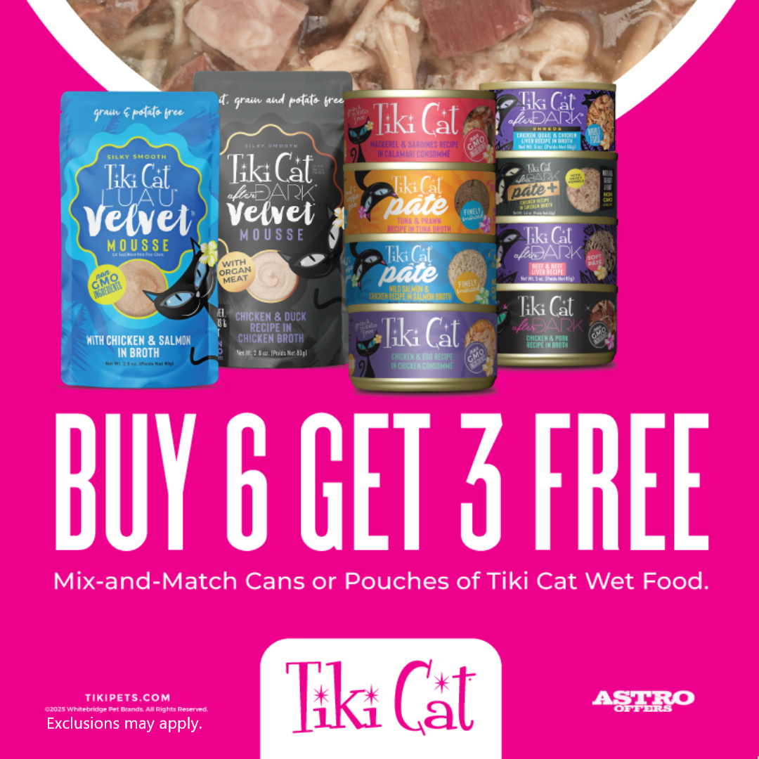 Tiki Cat | Buy 6, Get 3 FREE on Select Cans & Pouches