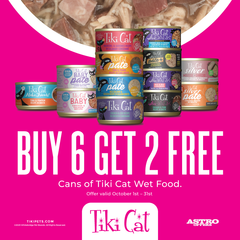Tiki Cat | Buy 6, Get 2 FREE on Tiki Cat Cans