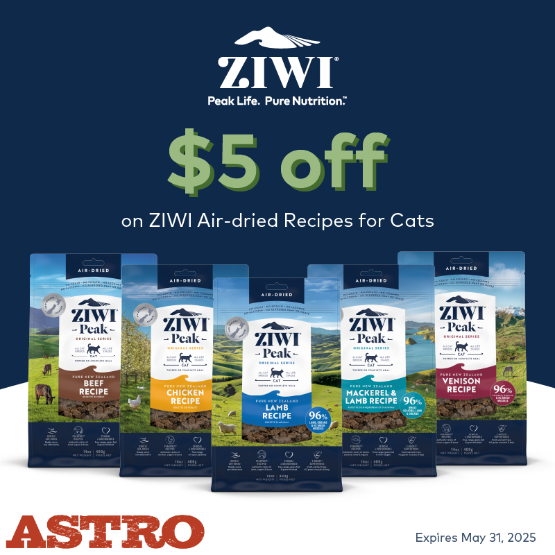 ZIWI | $5.00 OFF Air-Dried Recipes for Cats
