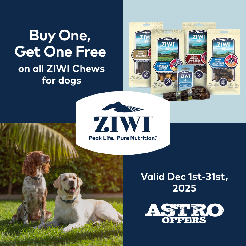 ZIWI | Buy 1, Get 1 FREE on Chews & Shanks