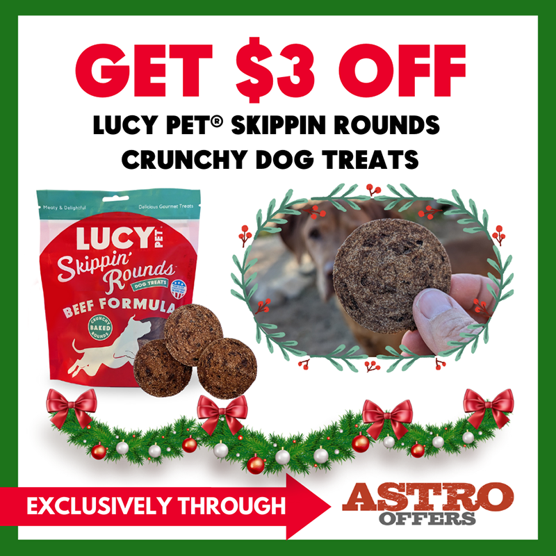 Lucy Pet | $3.00 OFF Skippin' Rounds Dog Treats