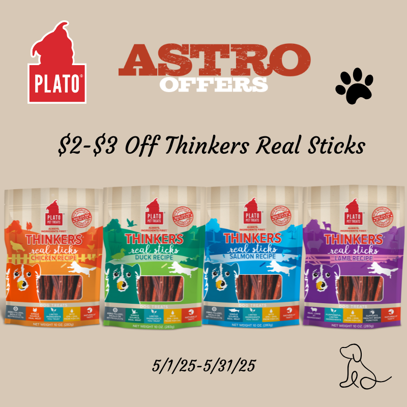 Plato | Dollars OFF 10oz & 18oz Thinkers Real Sticks