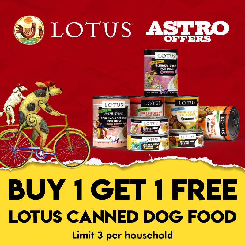 LOTUS | Buy 1, Get 1 FREE on Dog Cans