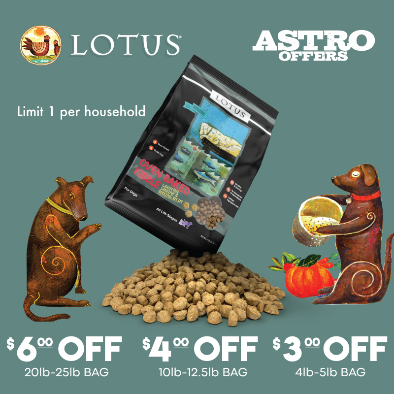 LOTUS | Dollars OFF Oven-Baked Dog Kibble