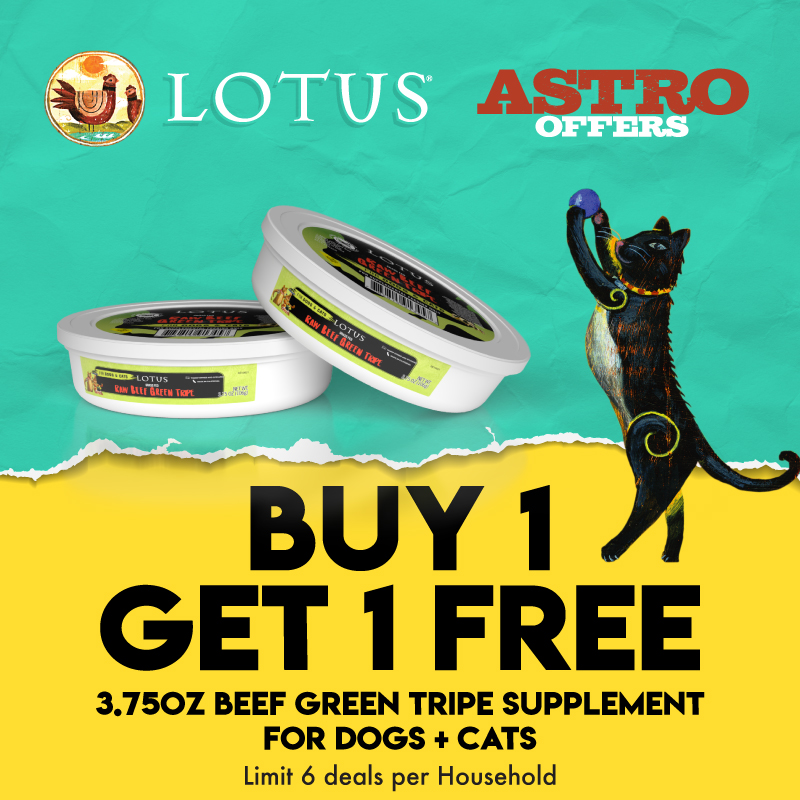 LOTUS | Buy 1, Get 1 FREE on 3.75oz Beef Green Tripe Supplement