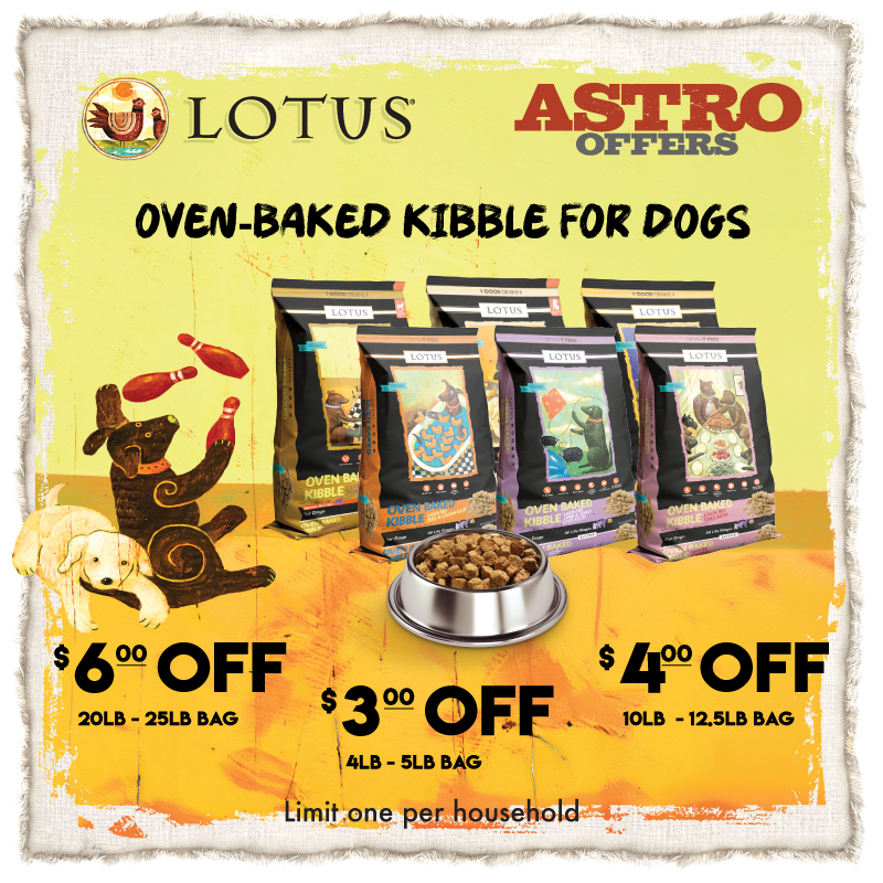 LOTUS | Dollars OFF Oven-Baked Dog Kibble