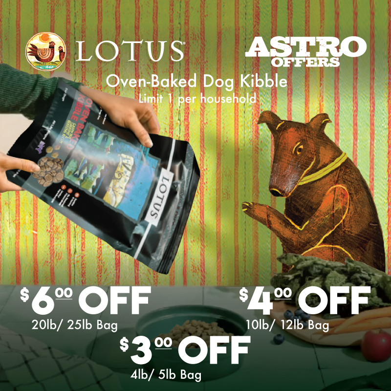 It's Simple! Baked is Best! Lotus Oven Baked dog food retains more of the good stuff so you can feed your best friend the absolute best kibble around!