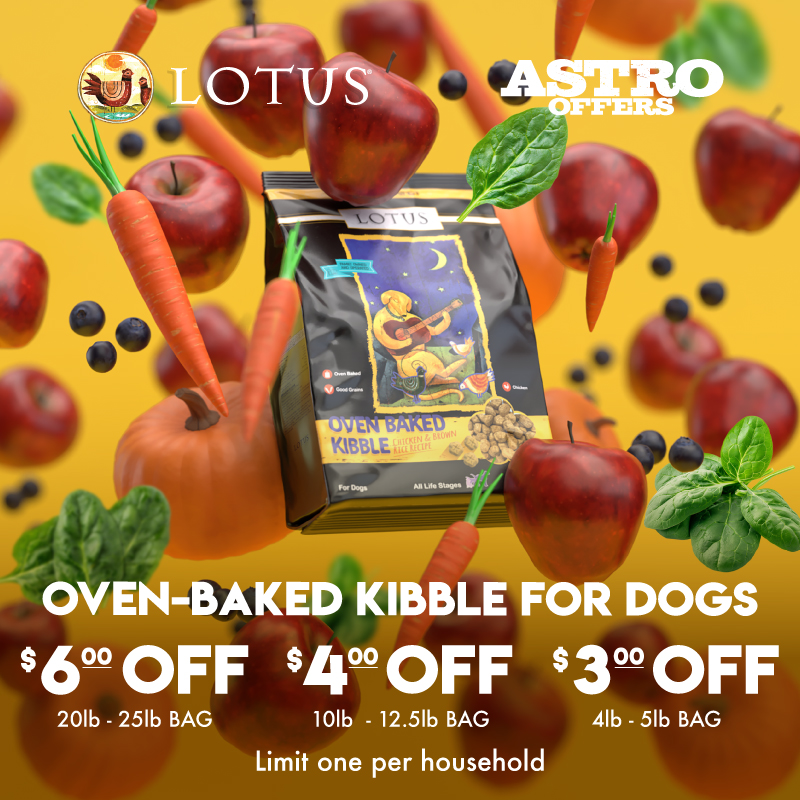 It's Simple! Baked is Best! Lotus Oven Baked dog food retains more of the good stuff so you can feed your best friend the absolute best kibble around!